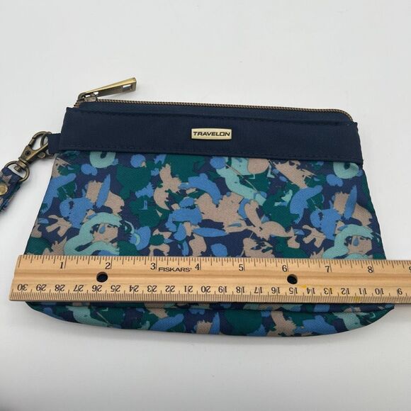 NWOT TRAVELON 3 Matching Wristlets Wallet RFID Blue Green Floral Travel Bags NEW - Picture 12 of 15